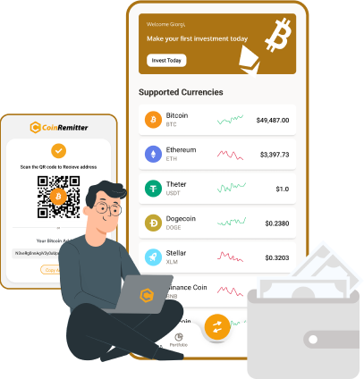 A list of supported cryptocurrencies by Coinremitter